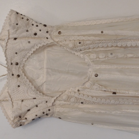 NWT Free People Studded Party Dress Maxi Dress size 4 RARE - Picture 12 of 16